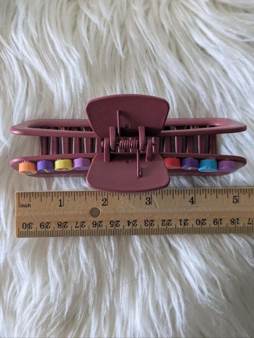 Biology Girl Hair Clip Claw Style Handcrafted | NWT